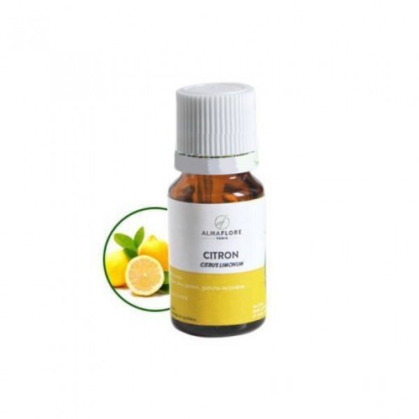 ALMAFLORE HUILE ESSENTIELLE DE CITRON JAUNE BIO 10ML