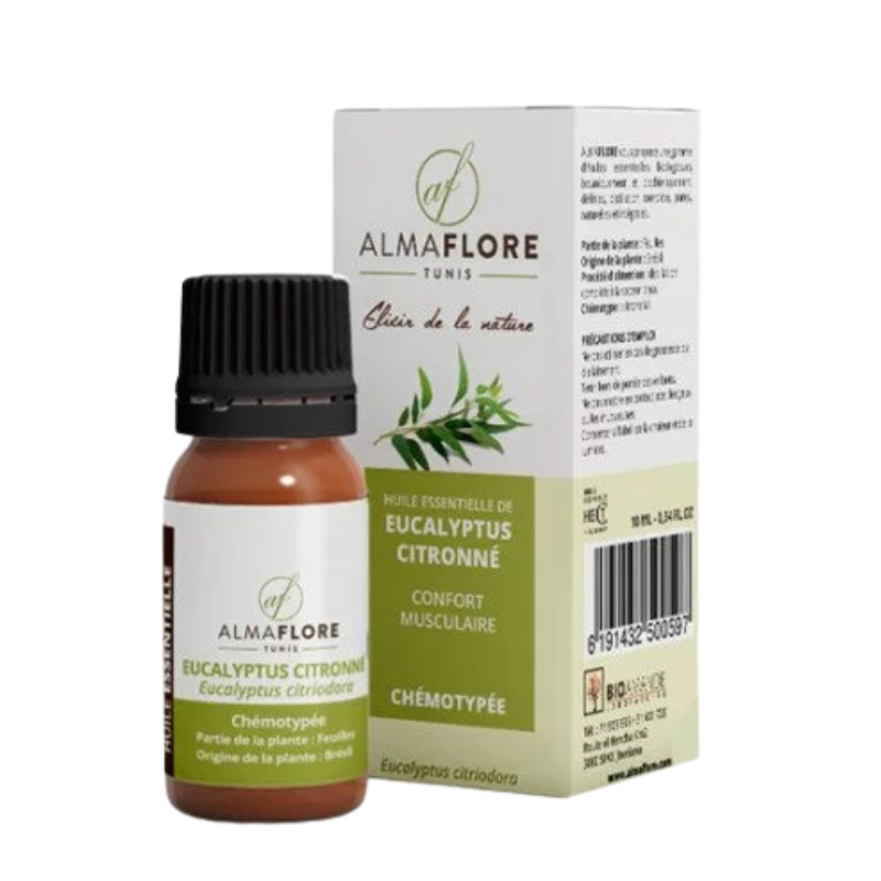ALMAFLORE HUILE ESSENTIELLE DEUCALYPTUS CITRONNE 10ML