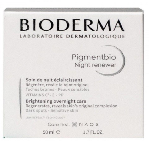 BIODERMA PIGMENTBIO CREME DE NUIT UNIFIANTE 50ML