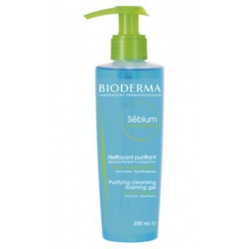BIODERMA SEBIUM GEL MOUSSANT PURIFIANT POMPE 200ML