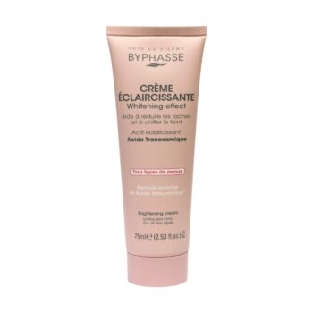 BYPHASSE CREME VISAGE ECLAIRCISSANTE WHITENING EFFECT TOUS TYPES DE PEAUX 75ML