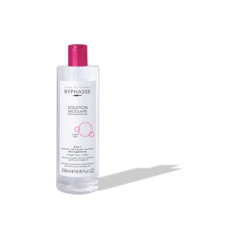 BYPHASSE SOLUTION MICELLAIRE DÉMAQUILLANTE 250ML