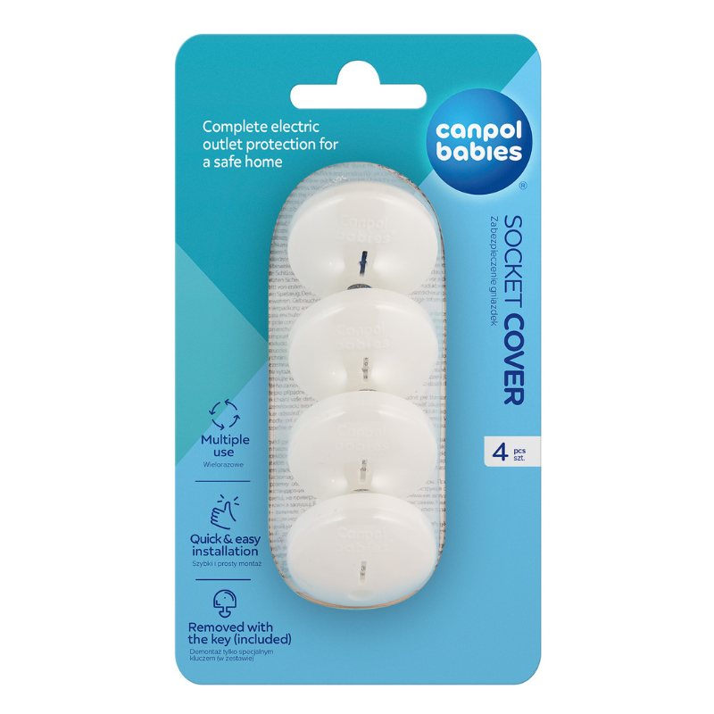 CANPOL BABIES PROTECTIONS POUR PRISES 4 PCS 13/100