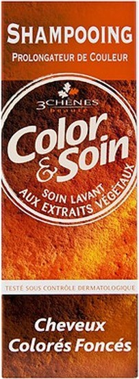 COLOR & SOIN SHAMPOING CHEVEUX COLORES FONCES 250ML