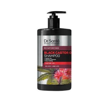 Dr. SANTÉ BLACK CASTOR OIL SHAMPOOING À L'HUILE DE RICIN NOIR 1L