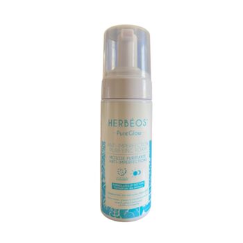 HERBEOS PURE GLOW MOUSSE PURIFIANTE ANTI IMPERFECTIONS 150 ML