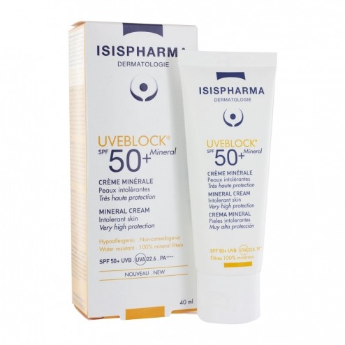 ISISPHARMA UVEBLOCK CREME MINERALE SPF50+ 40ML