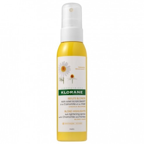 KLORANE SOIN SOLEIL ECLAIRCISSANT REFLETS BLONDS CAMOMILLE ET MIEL , 125ML