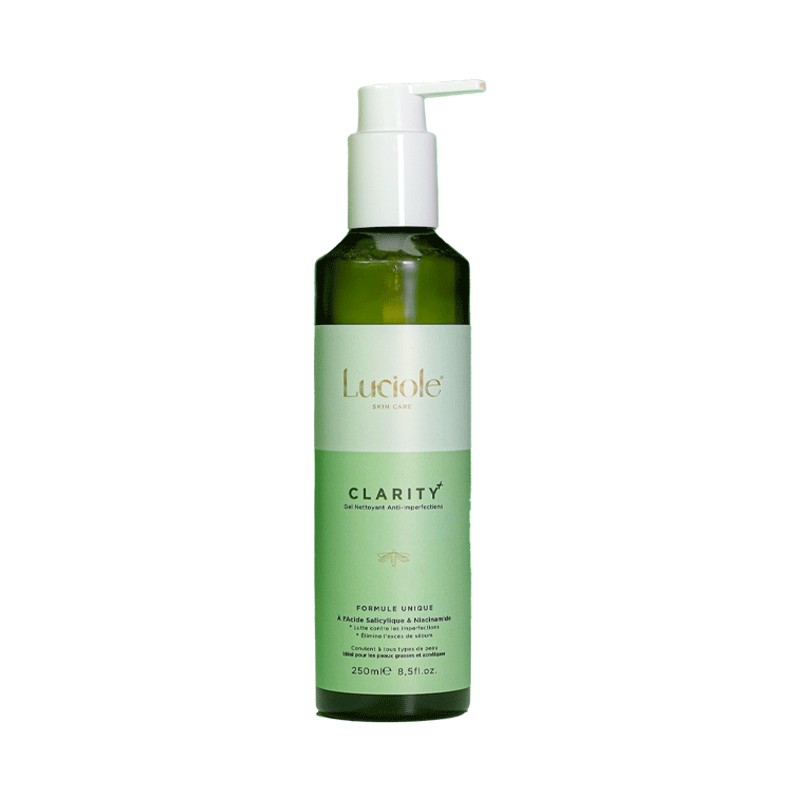 LUCIOLE CLARITY+ GEL NETTOYANT ANTI IMPERFECTION 250ML