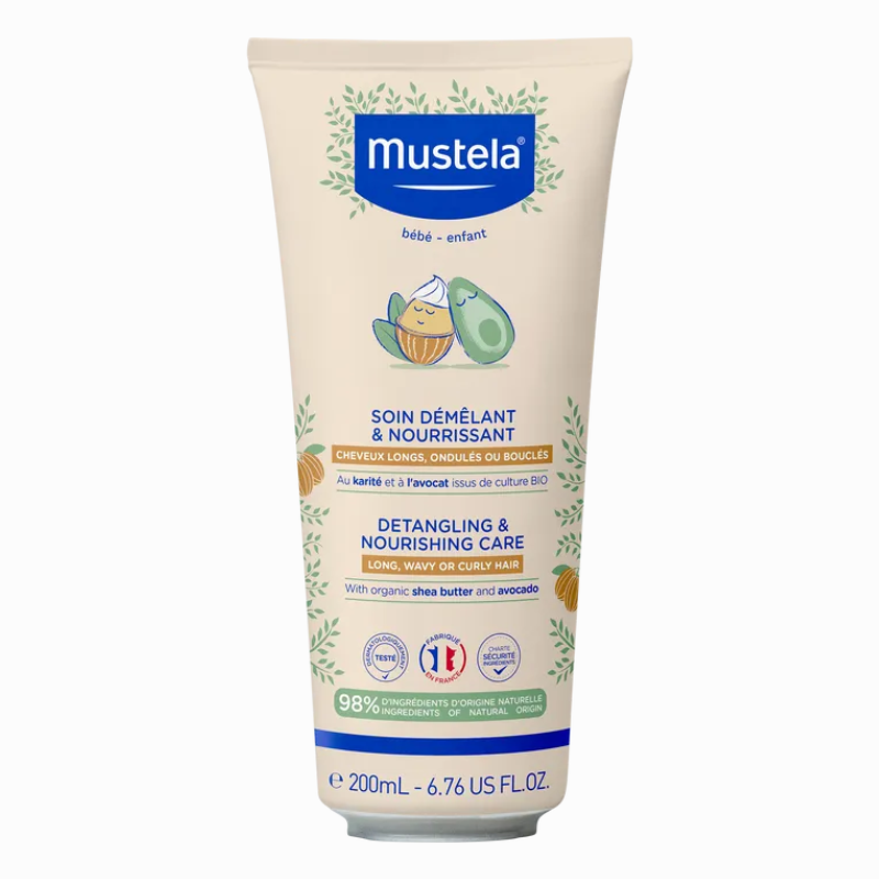 MUSTELA SOIN DEMELANT ET NOURRISSANT CHEVEUX LONGS ONDULES OU BOUCLES 200ML
