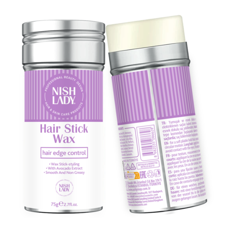 NISH LADY STICK CIRE POUR CHEVEUX 75GR