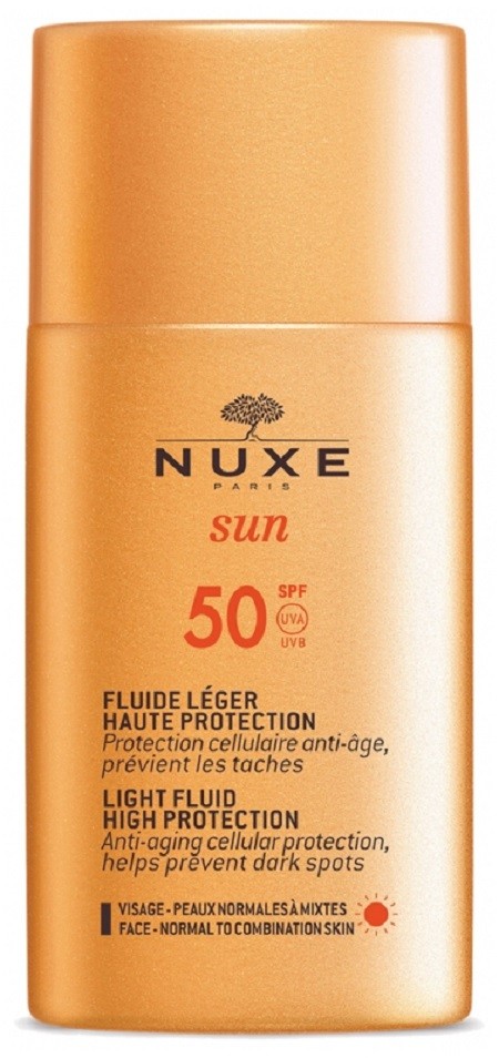NUXE SUN FLUIDE LEGER VISAGE SPF50+ 50ML