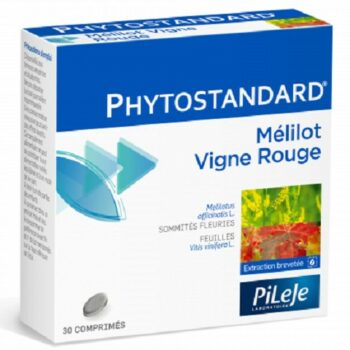 PILEJE PHYTOSTANDARD MELILOT ET VIGNE ROUGE 30 COMPRIMES