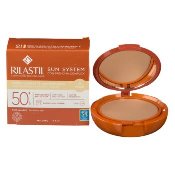 RILASTIL SUN SYSTEM CORRECTEUR DE TEINT COMPACT SOLAIRE TEINTE BEIGE SPF50+ 10G