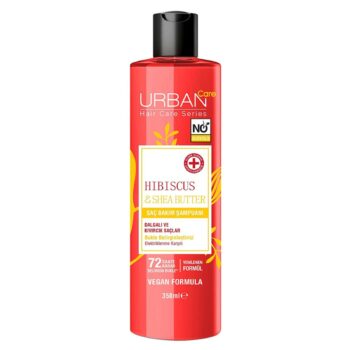URBAN CARE CURLY HAIR SHAMPOO HIBISCUS & SHEA BUTTER 350ML