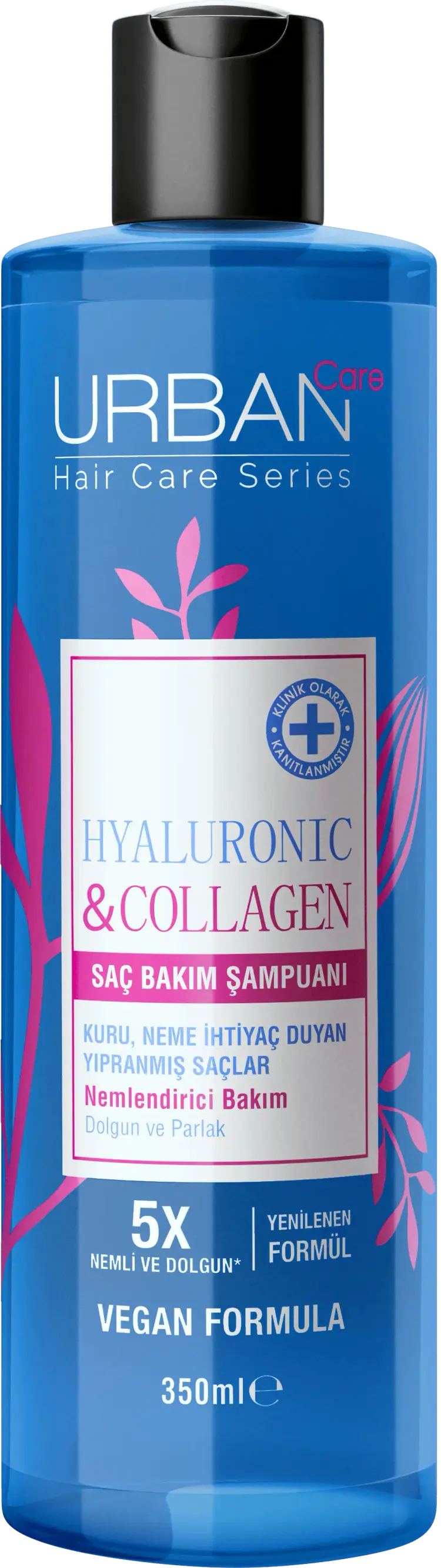 URBAN CARE SHAMPOOING ACID HYALURONIC & COLLAGEN 350ML