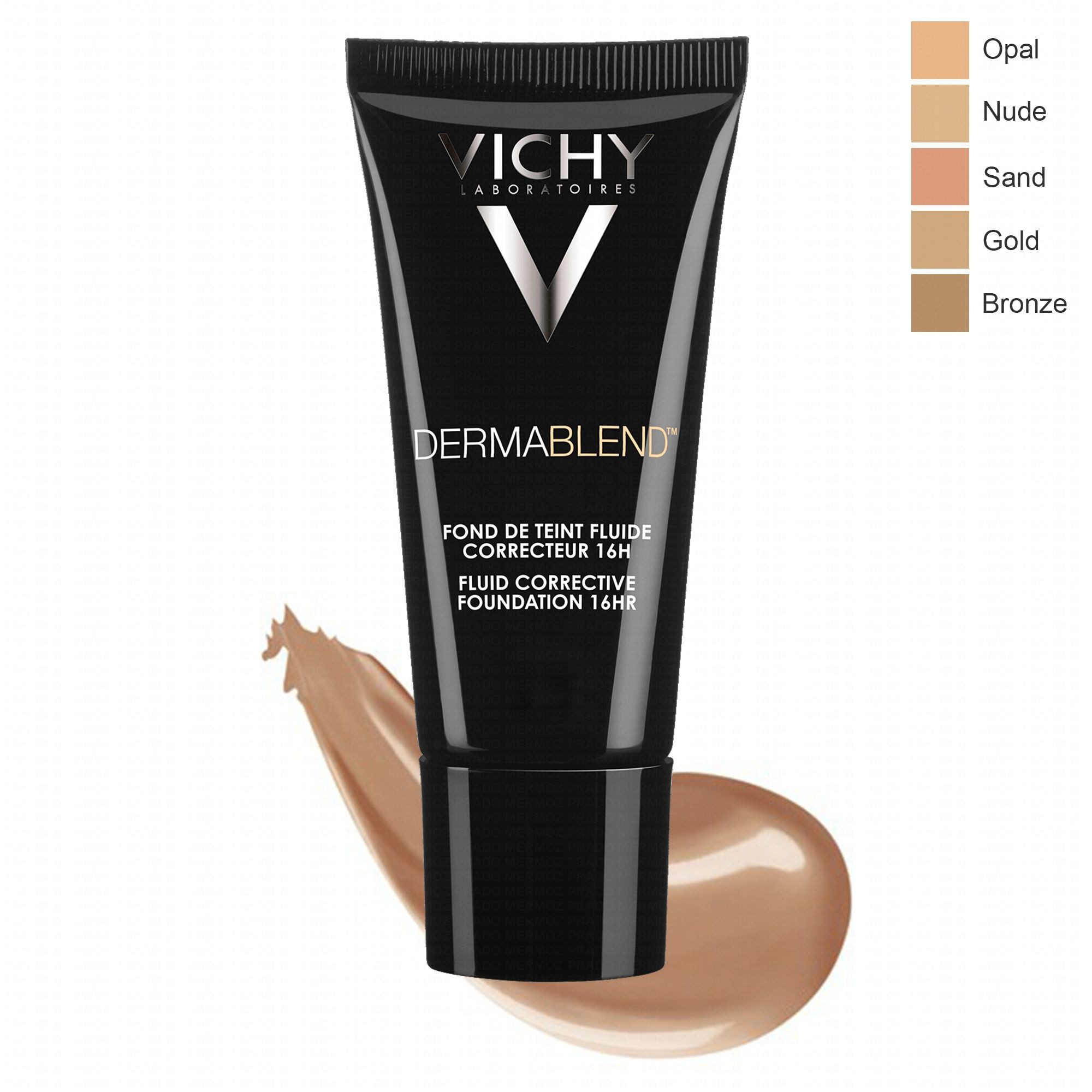VICHY DERMABLEND FOND DE TEINT FLUIDE CORRECTEUR TEINTE 15 OPAL SPF28 30ML