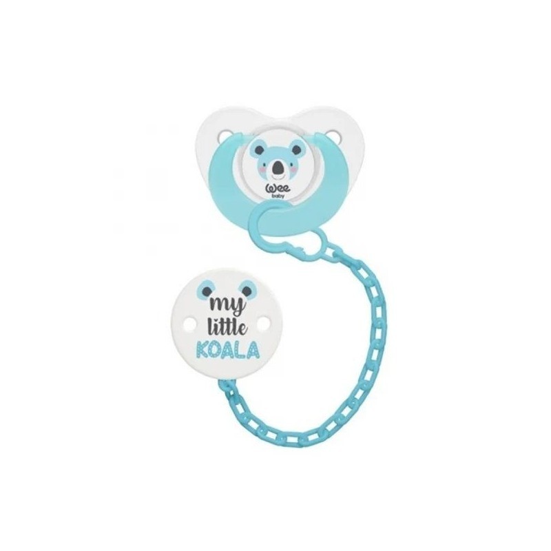 WEE BABY SUCETTE + ATTACHE SUCETTE CHAINE 0-6 371