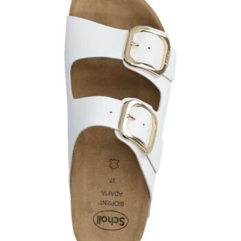 scholl ilary 2 straps blanc..